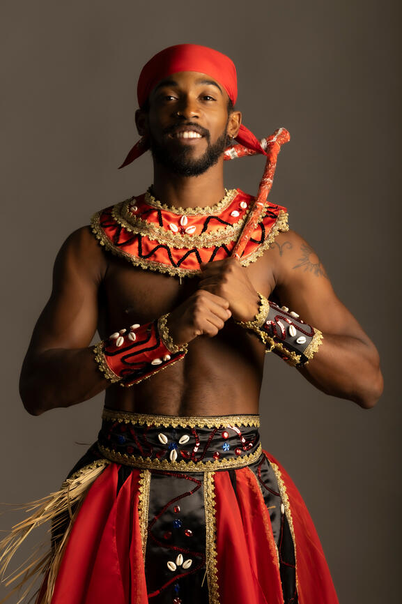 Eleggua Eleggua is the Orisha of crossroads, communication, and destiny. He is the guardian of all paths and the first to be honored in every ceremony. Playful yet powerful, Eleggua opens and closes doors in life, guiding choices and opportunities. He is a trickst